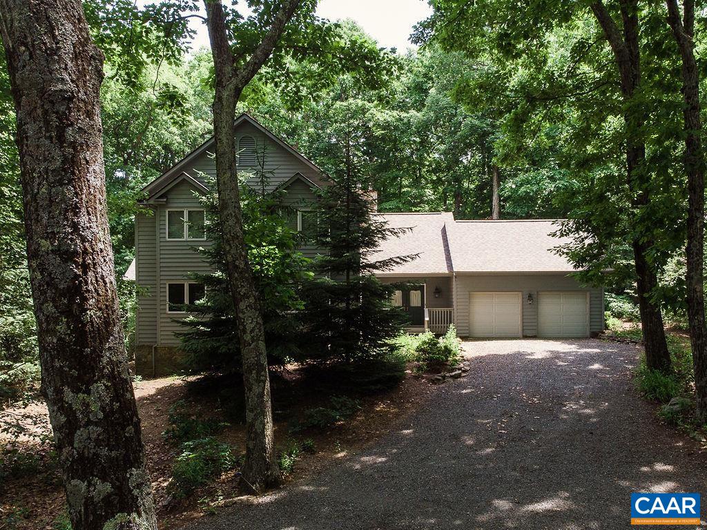 91 Bear Run Wintergreen, VA 22967 - Photo 39 of 54 a front view of a house with garden