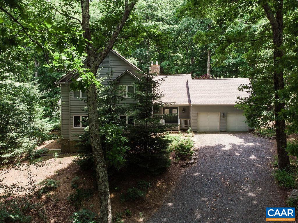 91 Bear Run Wintergreen, VA 22967 - Photo 40 of 54 front view of house with a yard