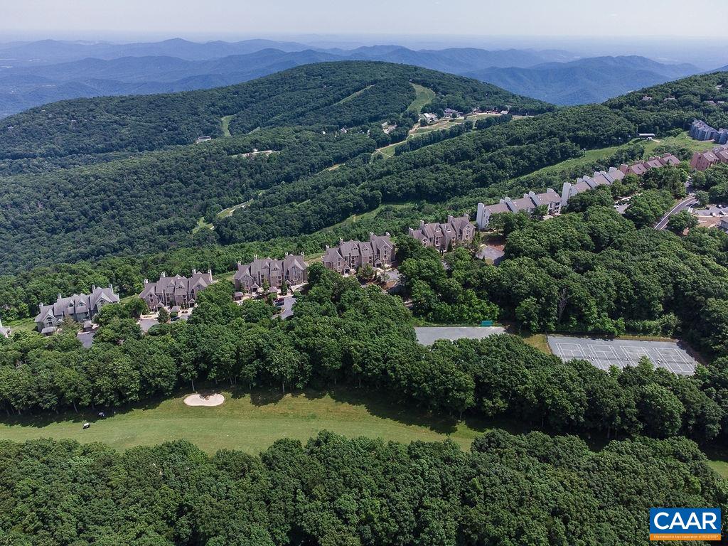91 Bear Run Wintergreen, VA 22967 - Photo 44 of 54 an aerial view of a houses with a yard and lake view