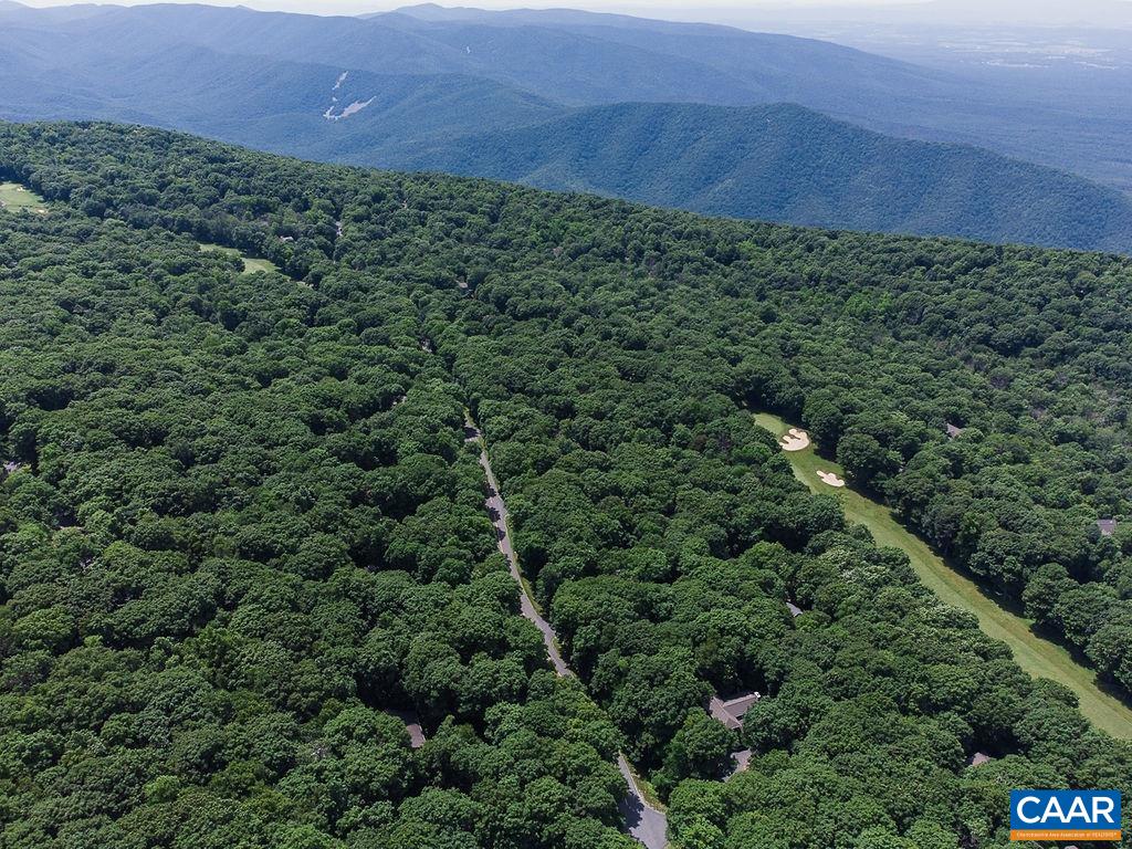 91 Bear Run Wintergreen, VA 22967 - Photo 49 of 54 an aerial view of a house and a yard