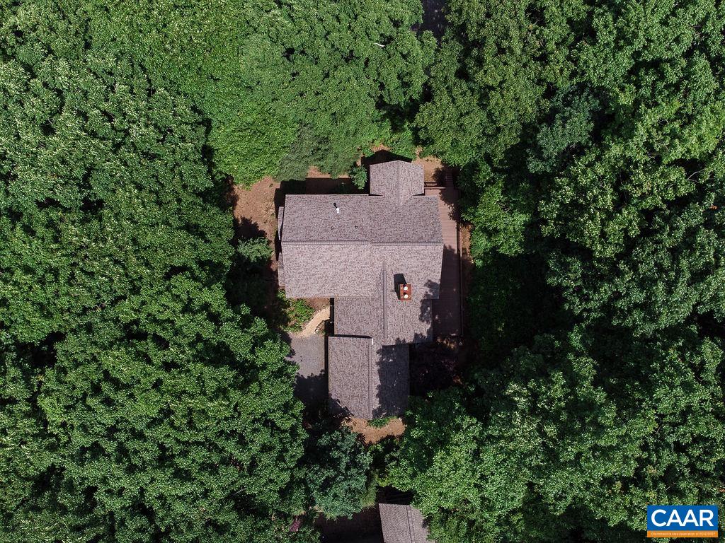 91 Bear Run Wintergreen, VA 22967 - Photo 51 of 54 an aerial view of a house with a yard and trees all around