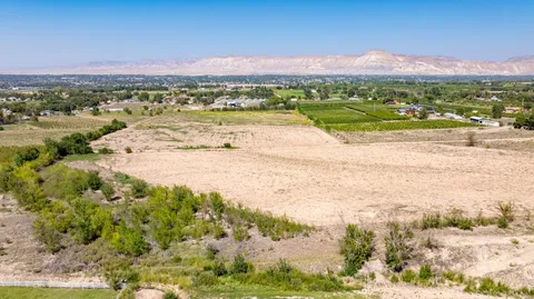 a view of a lake with a mountain