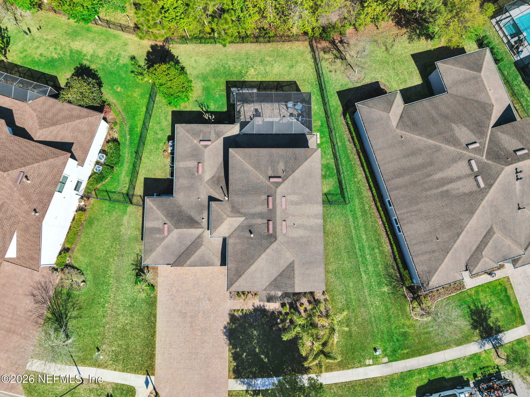 212 North Arabella Way St. Johns, FL 32259 - Photo 57 of 83 an aerial view of a house with garden space and street view