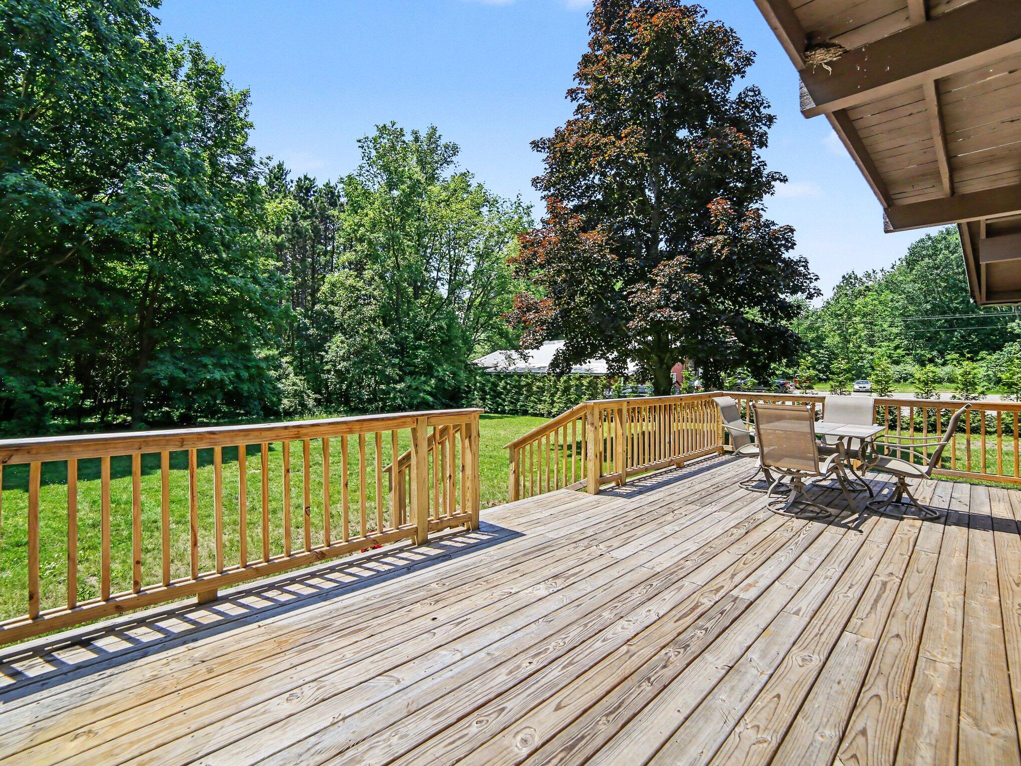 6945 West Shelby Road Shelby, MI 49455 - Photo 37 of 45 Deck in Back Yard