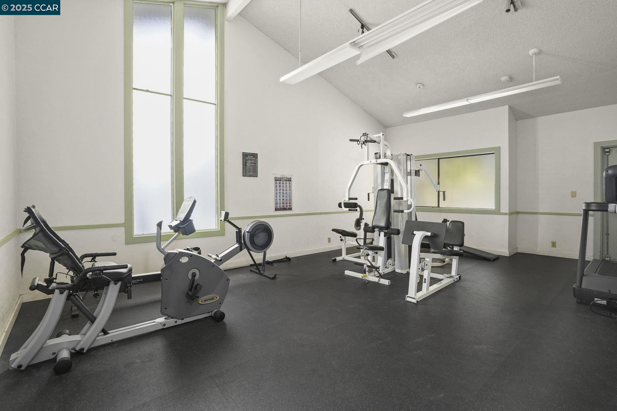 1411 Marchbanks Drive, Unit 2 Walnut Creek, CA 94598 - Photo 38 of 42 a view of a room with gym equipment