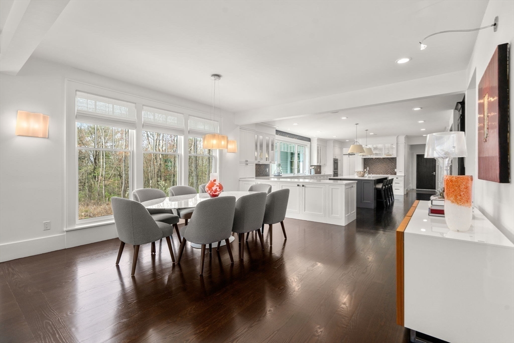 72 Love Lane Weston, MA 02493 - Photo 14 of 41 a view of a dining room with furniture and wooden floor