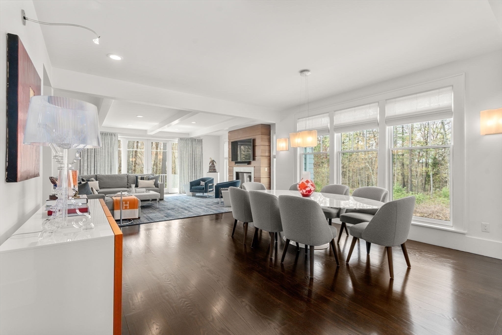 72 Love Lane Weston, MA 02493 - Photo 15 of 41 a view of a dining room with furniture window and wooden floor