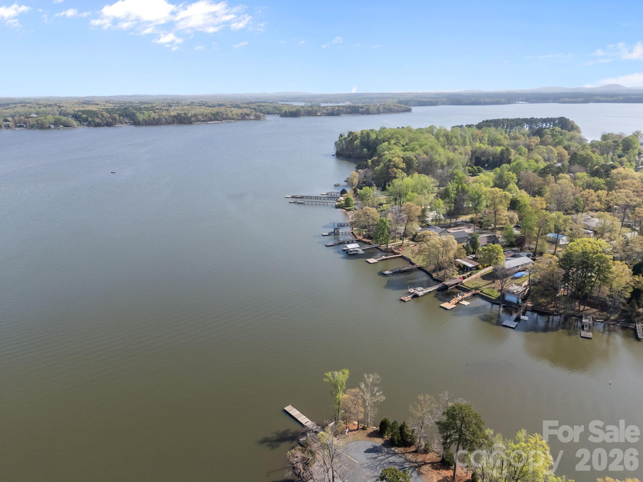 1870 Scout Road Salisbury, NC 28146 - Photo 15 of 48 a view of a lake with a mountain in the back