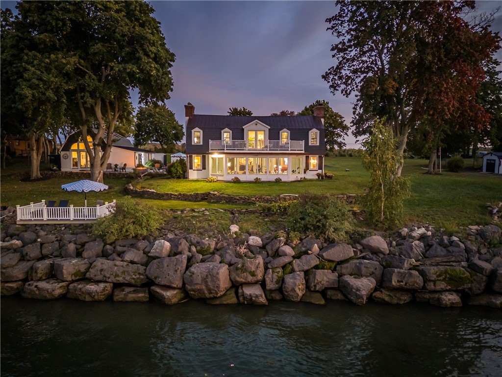 3079 Lake Road Williamson, NY 14589 - Photo 47 of 50 SPECTACULAR EVENING LIGHTING!