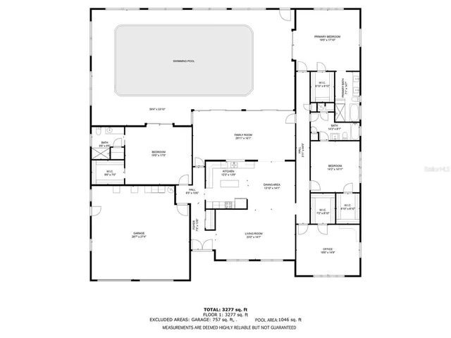 a view of a yard with an outdoor seating