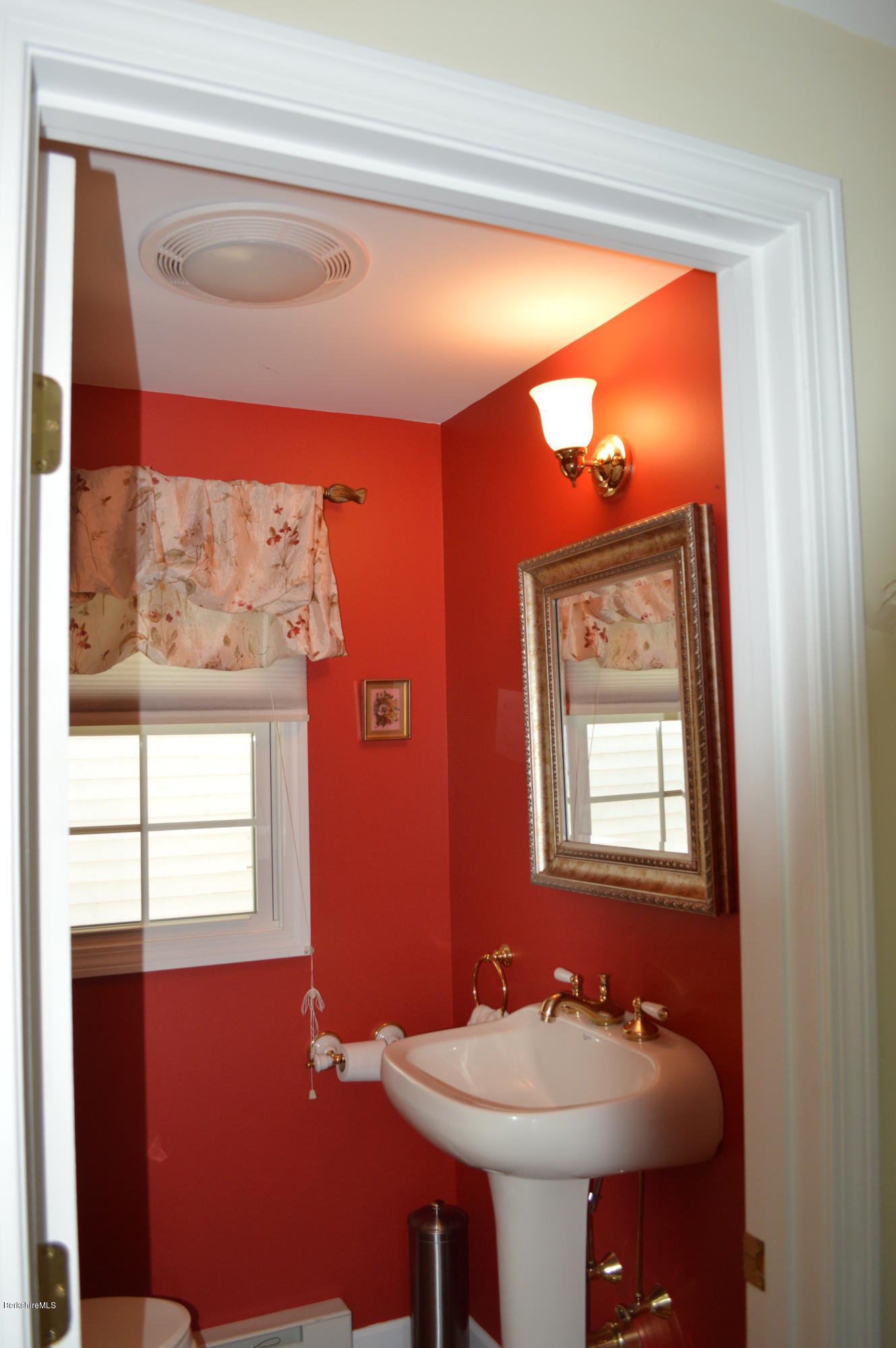 1381 East Otis Road Otis, MA 01029 - Photo 15 of 48 a bathroom with a sink and a mirror