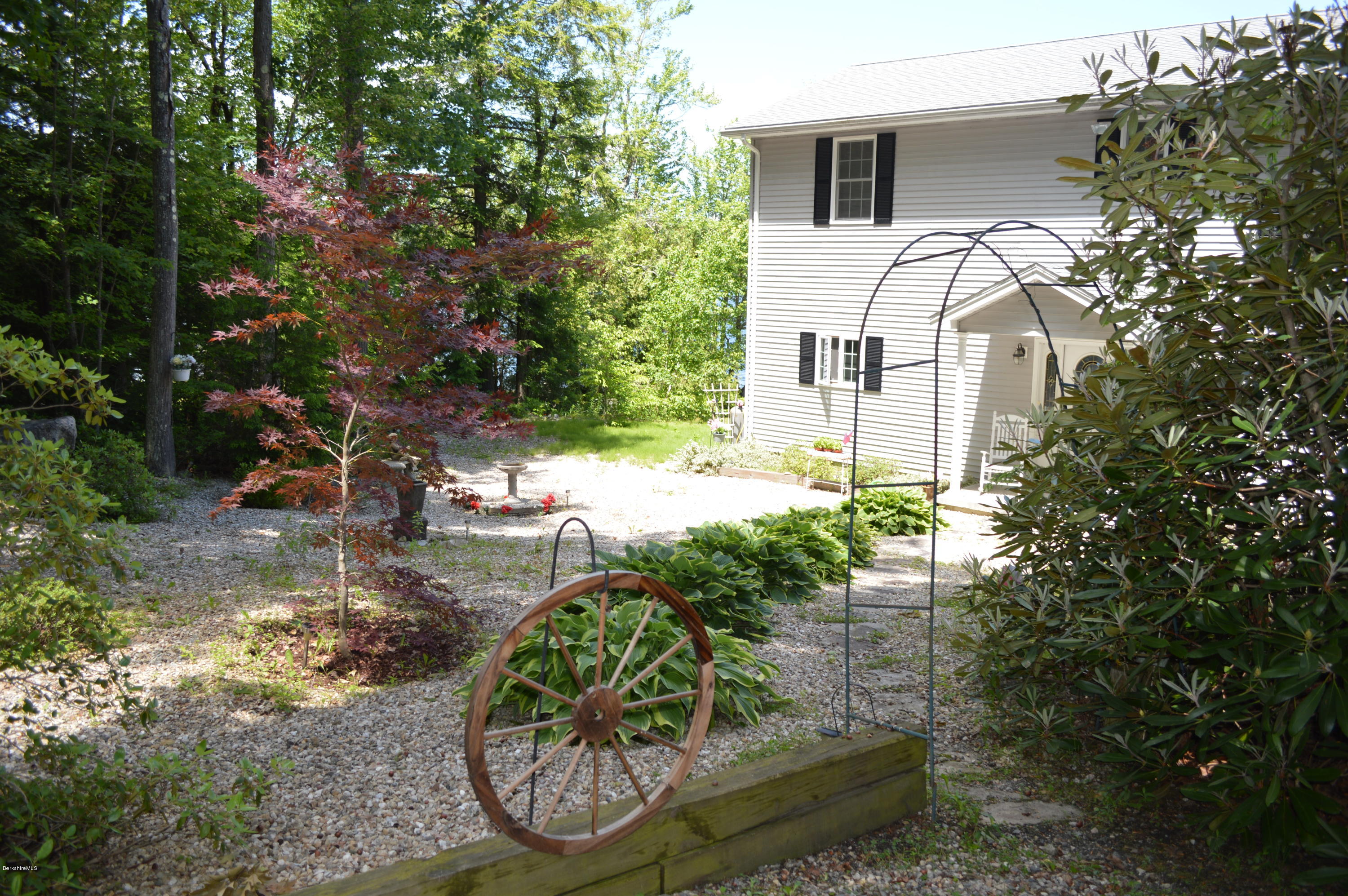 1381 East Otis Road Otis, MA 01029 - Photo 46 of 48 a view of a small yard in front of the house