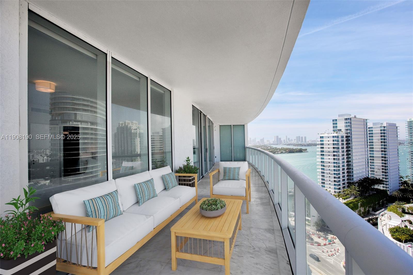 450 Alton Road, Unit 2110 Miami Beach, FL 33139 - Photo 31 of 33 Digitally staged