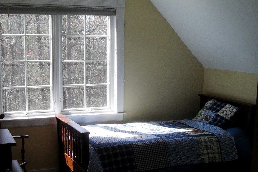 124 Turkey Hill Road Northampton, MA 01062 - Photo 22 of 30 a bedroom with a bed and a window