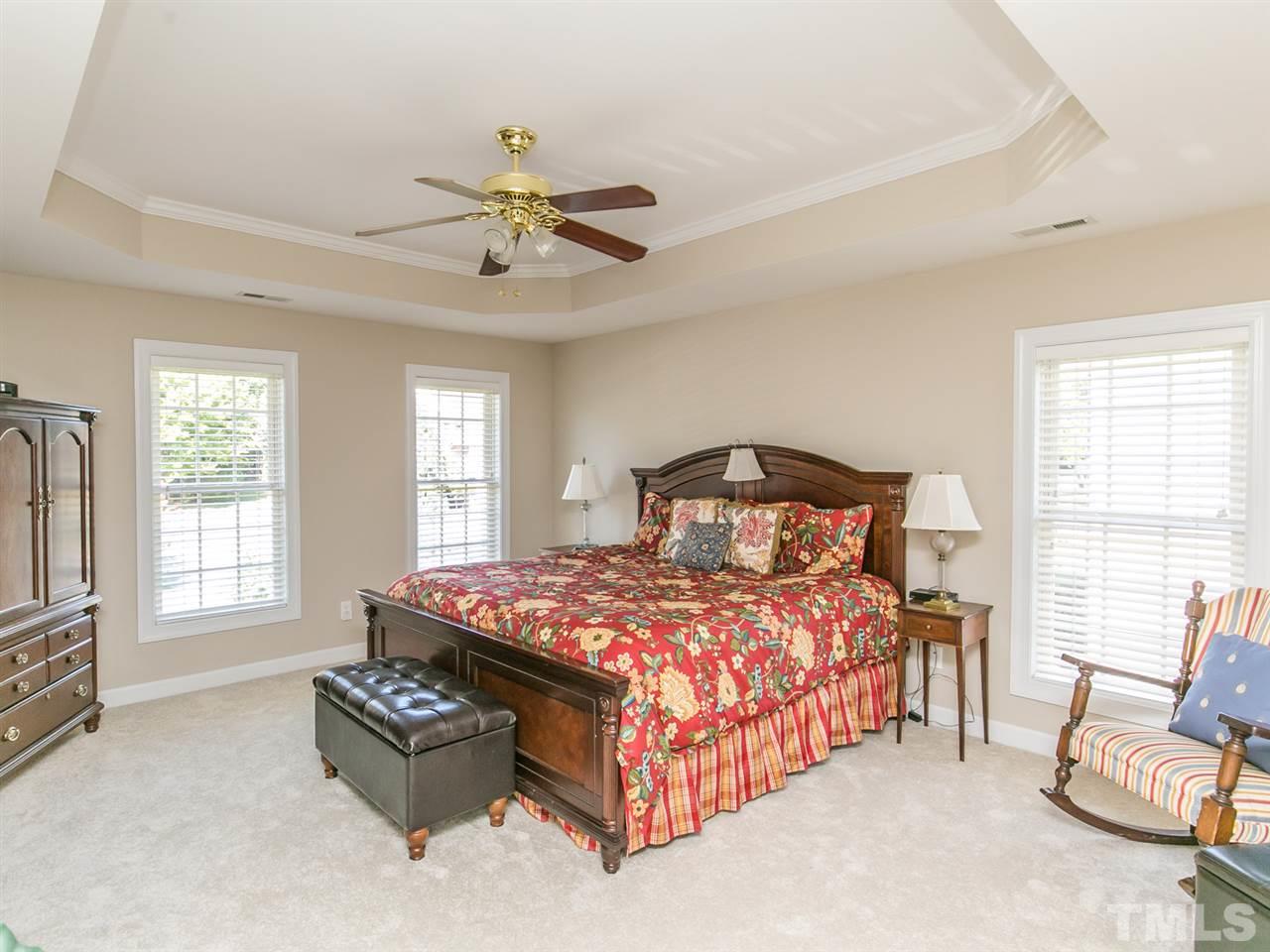 12416 Mayhurst Place Raleigh, NC 27614 - Photo 10 of 25 Spacious Master Bedroom with Trey Ceiling