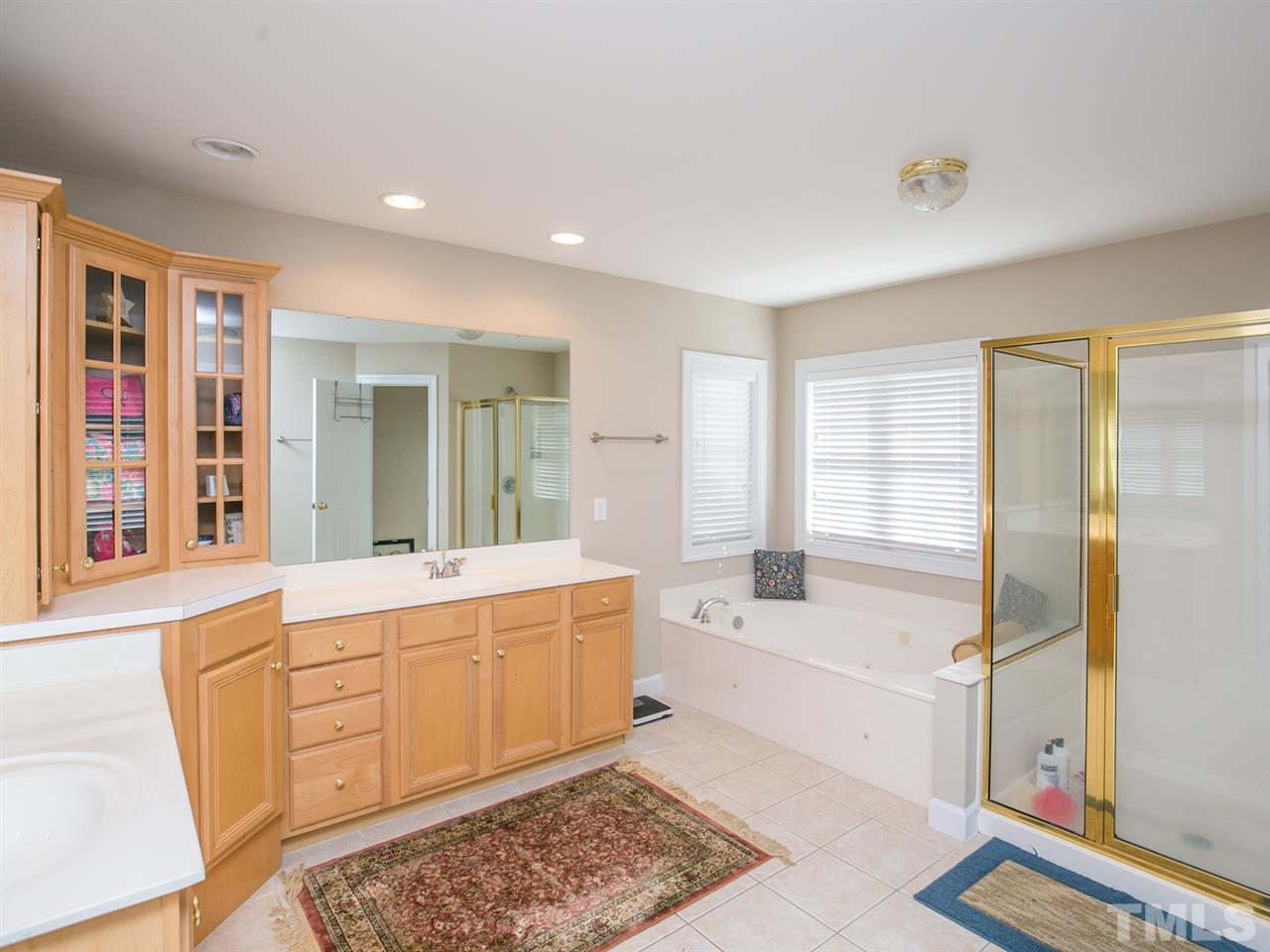 12416 Mayhurst Place Raleigh, NC 27614 - Photo 11 of 25 Garden Tub, Separate Shower and His and Hers Walk-in Closets