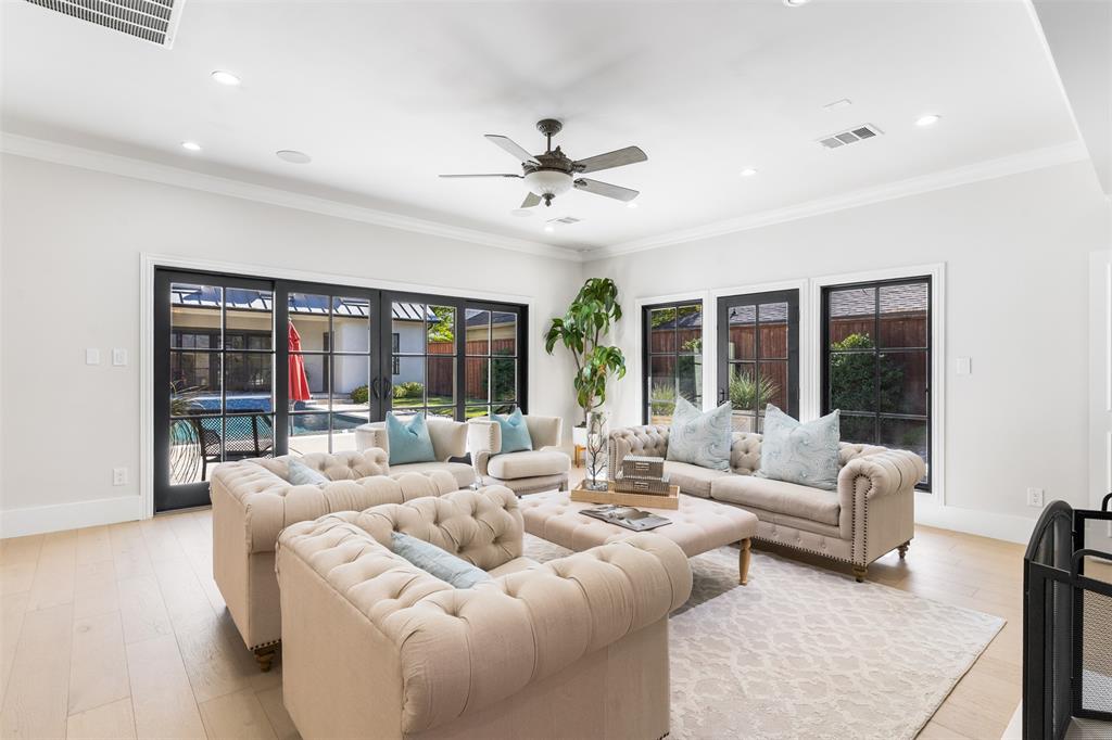 3922 Inwood Road Dallas, TX 75209 - Photo 7 of 35 a living room with furniture and a large window