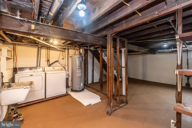 a view of a storage room