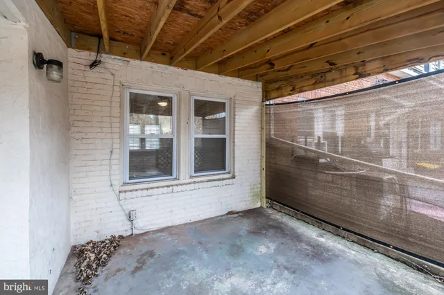 a view of a door of a house