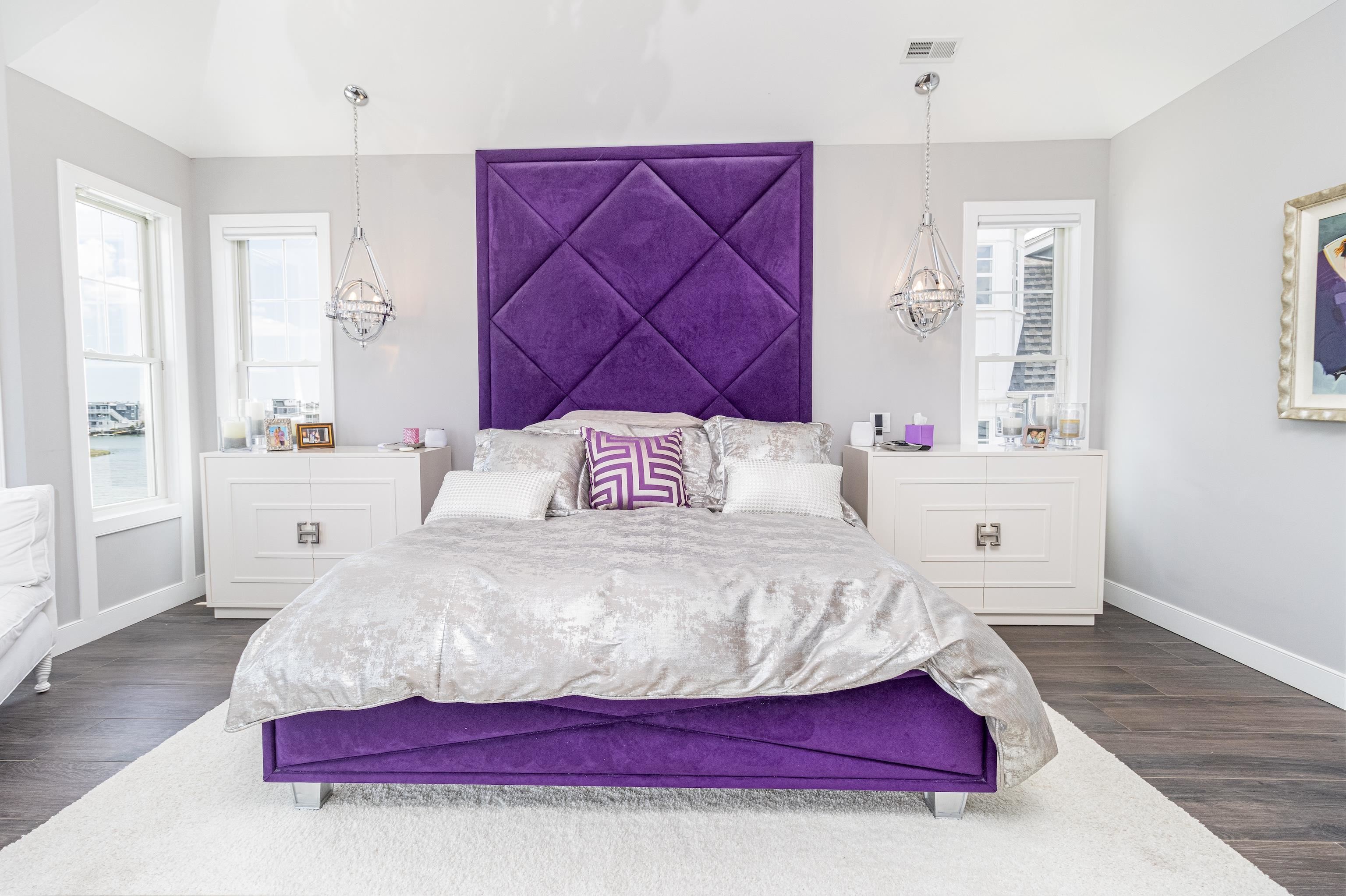 415 20th Avalon, NJ 08202 - Photo 37 of 50 a bedroom with a bed and a night stand