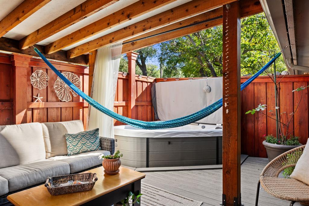 7496 East Northwest Highway, Unit 145 Dallas, TX 75231 - Photo 28 of 35 a building outdoor space with seating