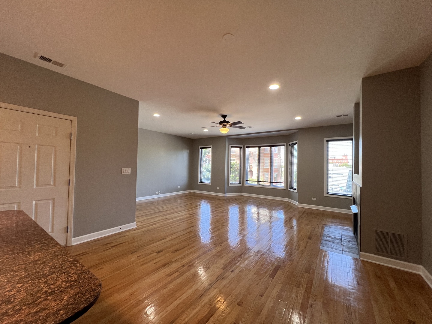 1911 South State Street, Unit 3 Chicago, IL 60616 - Photo 8 of 26 a view of an empty room with wooden floor and a window