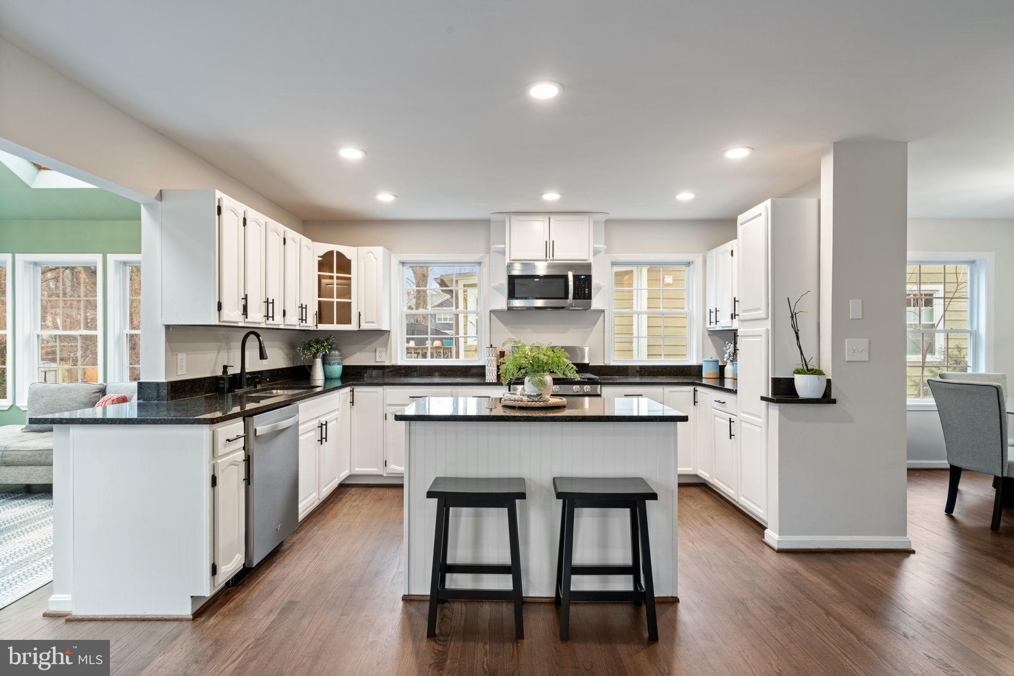 4009 Roberts Road Fairfax, VA 22032 - Photo 11 of 60 Modern kitchen with sleek finishes.