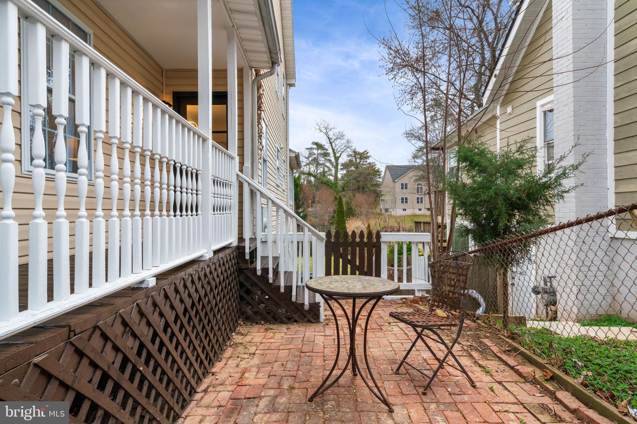 4009 Roberts Road Fairfax, VA 22032 - Photo 51 of 60 Charming patio retreat with brick pavers.