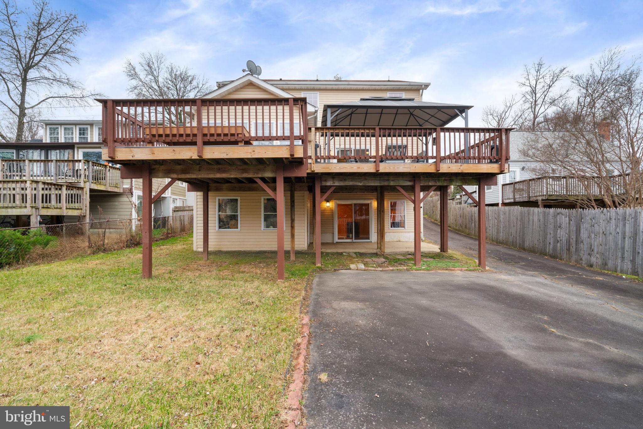 4009 Roberts Road Fairfax, VA 22032 - Photo 54 of 60 Driveway extends to backyard for ample parking.