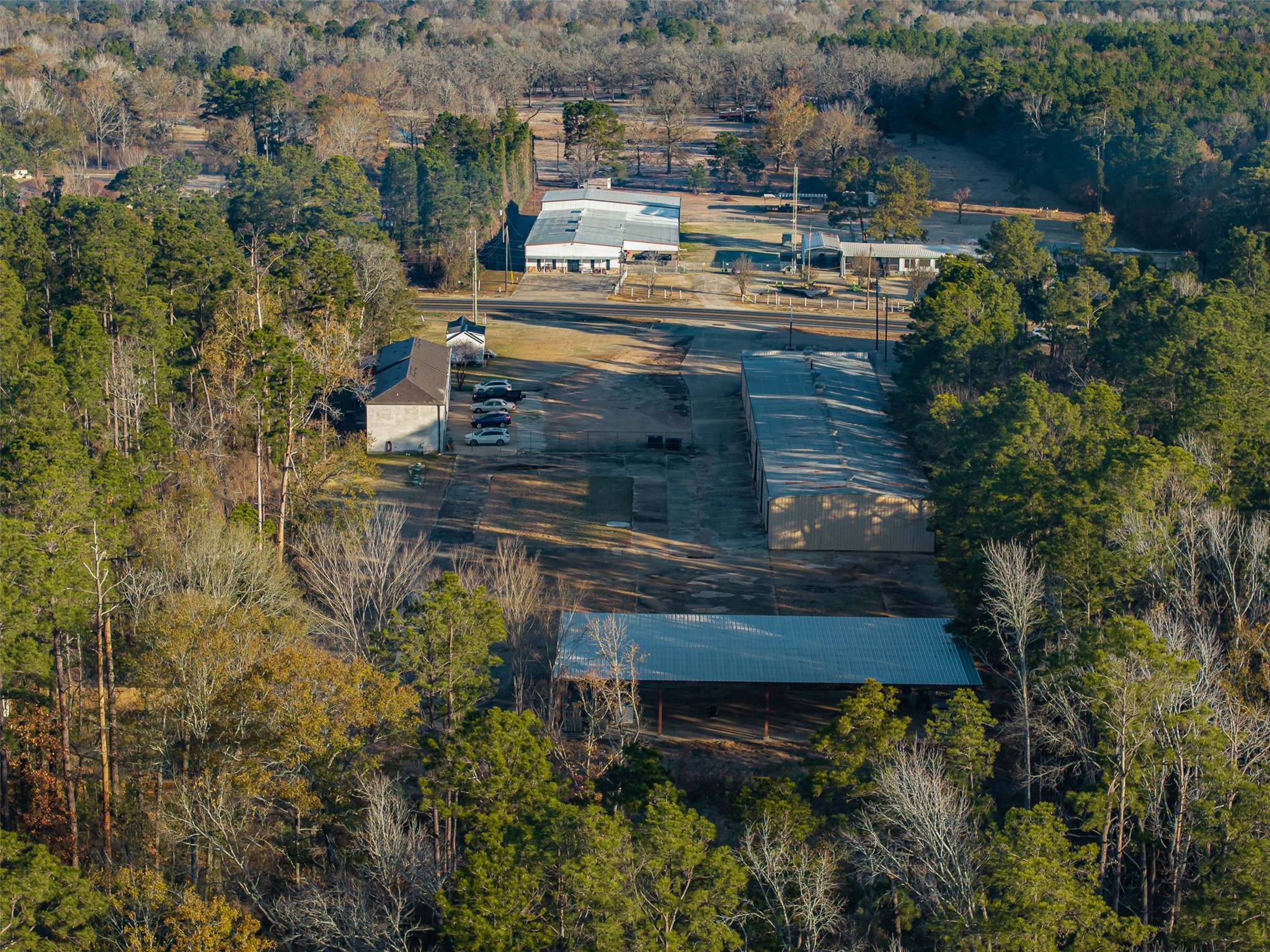 2001 Farm To Market Road 356 Onalaska, TX 77360 - Photo 32 of 35 an aerial view of residential houses with outdoor space
