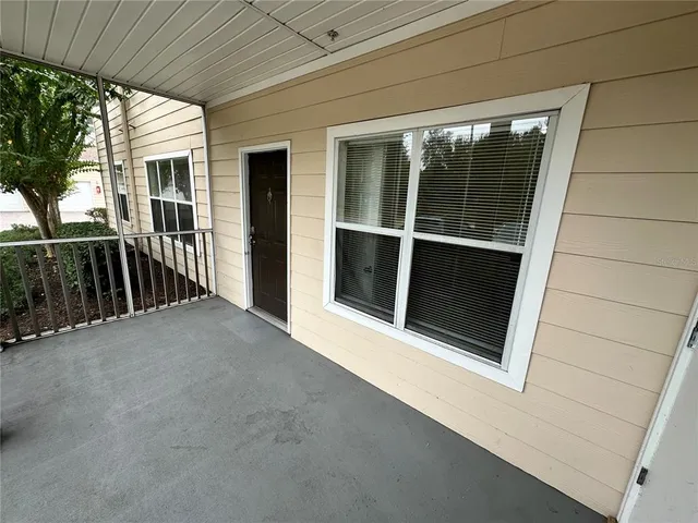 a view of front door