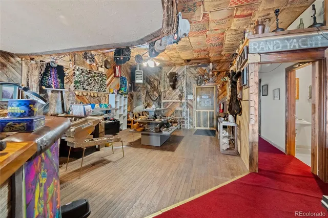 a kitchen with lots of counter top space