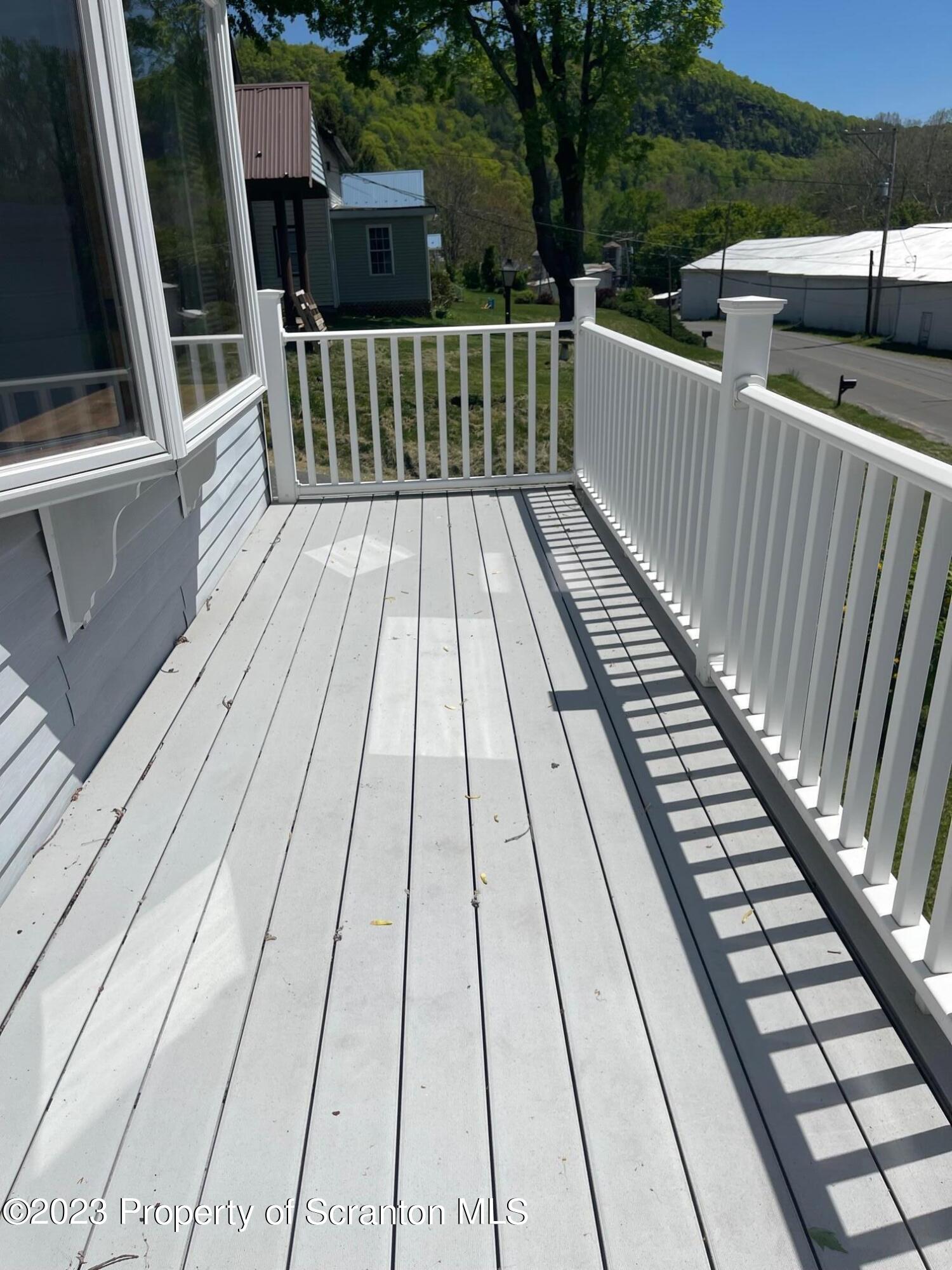 220 Main Street Laceyville, PA 18623 - Photo 25 of 39 a view of balcony with wooden floor
