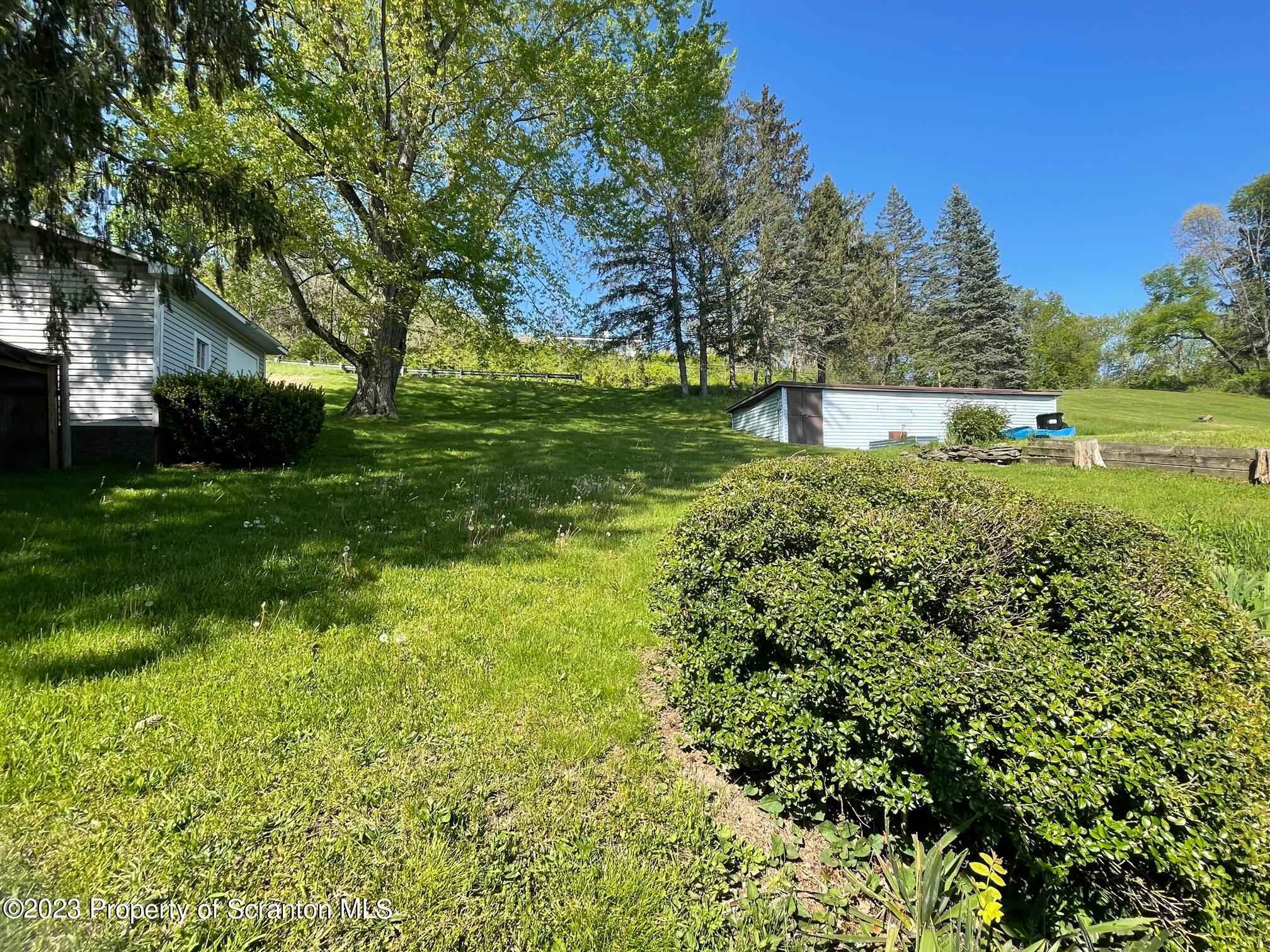 220 Main Street Laceyville, PA 18623 - Photo 37 of 39 a view of a garden with a tree