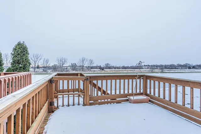 a view of balcony with furniture