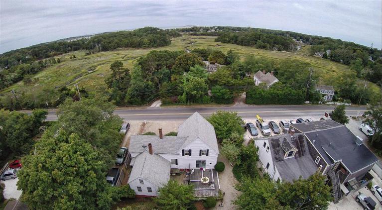 40 Main Street Wellfleet, MA 02667 - Photo 34 of 35 an aerial view of a house with a garden