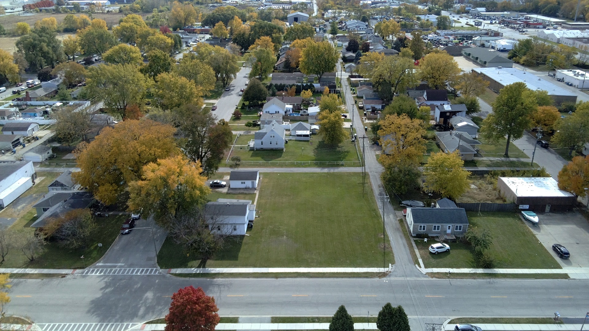 0 Broadway Street East Bradley, IL 60915 - Photo 2 of 5 an aerial view of a residential houses