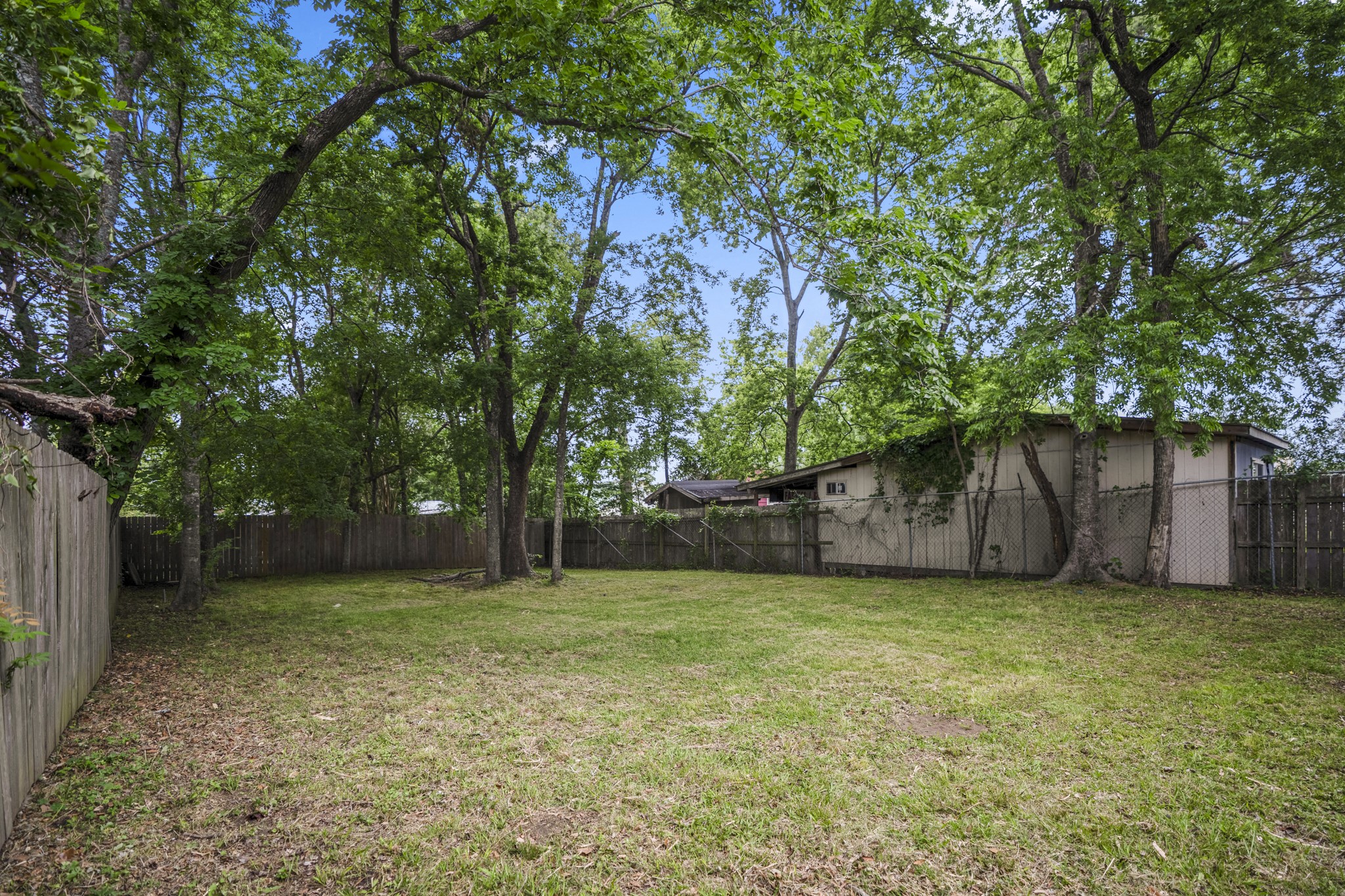 206 Murray Street Conroe, TX 77301 - Photo 38 of 38 a view of a yard with a house