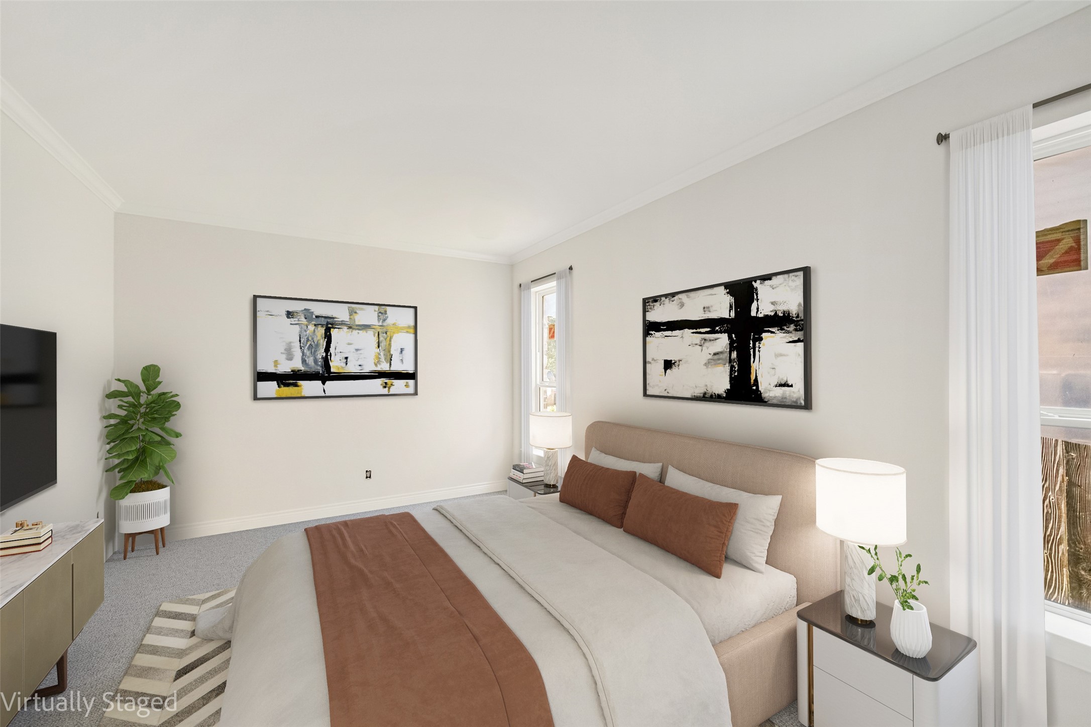 102 Par Circle La Porte, TX 77571 - Photo 11 of 24 a bedroom with a large bed and a painting on the wall