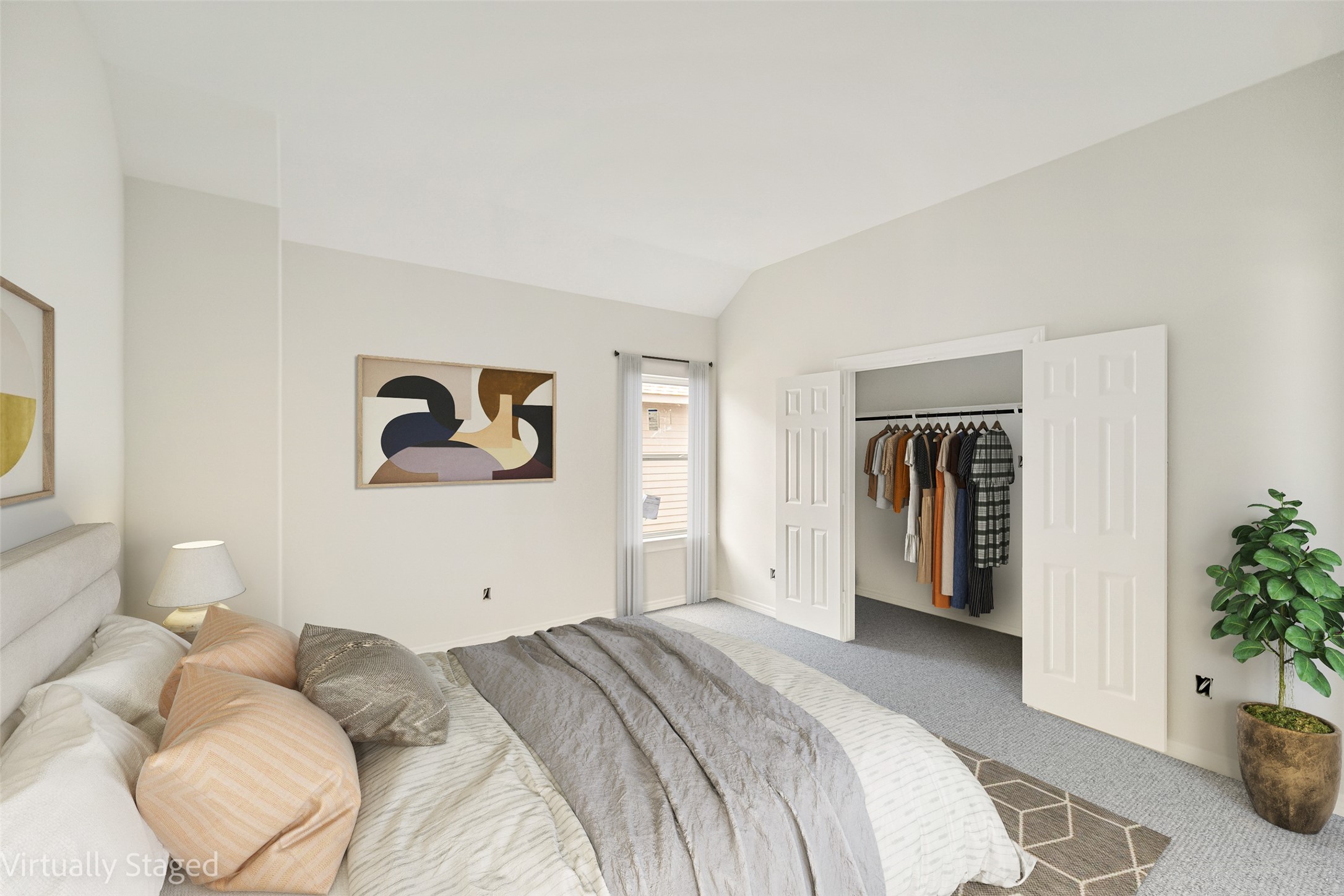 102 Par Circle La Porte, TX 77571 - Photo 21 of 24 a bedroom with a bed and a couch