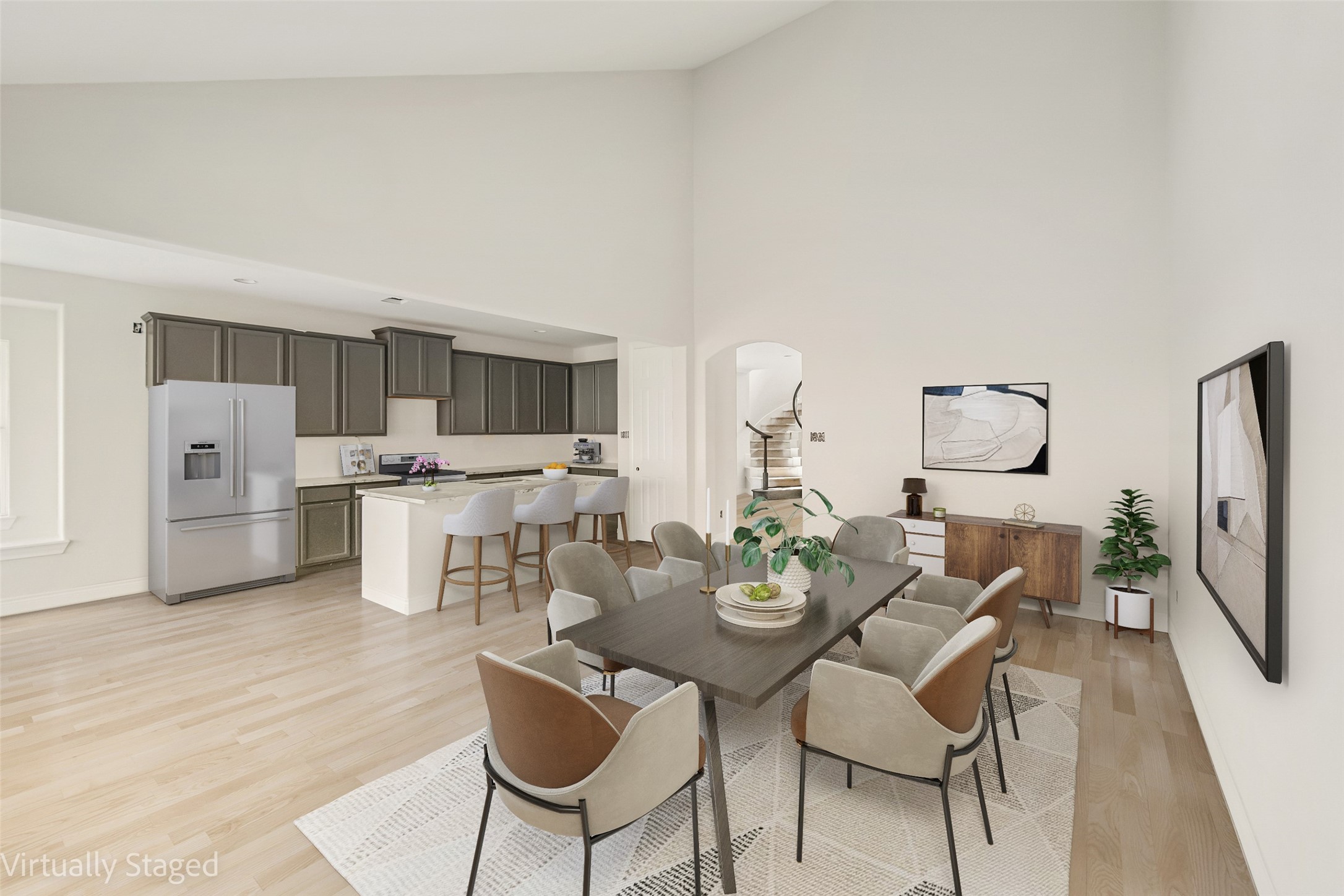 102 Par Circle La Porte, TX 77571 - Photo 6 of 24 a view of a dining room with furniture and wooden floor