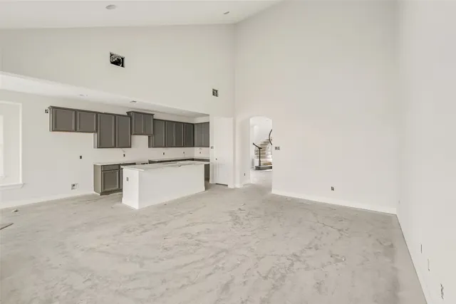 a view of a kitchen with a sink