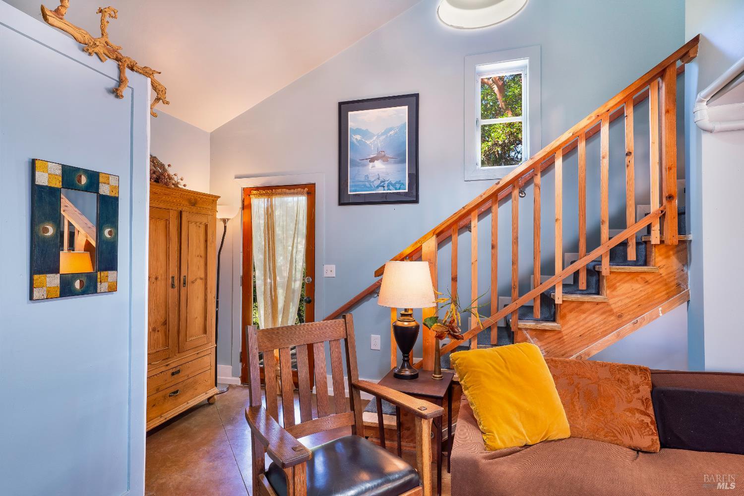 13635 Denmark Creek Road Boonville, CA 95415 - Photo 37 of 75 a view of an entryway with wooden floor and door