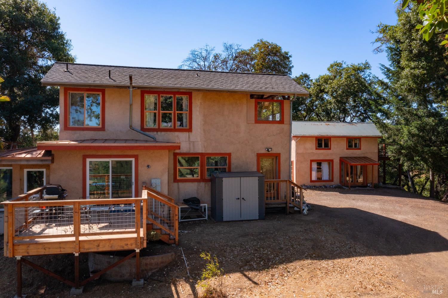 13635 Denmark Creek Road Boonville, CA 95415 - Photo 44 of 75 front view of a house with a yard