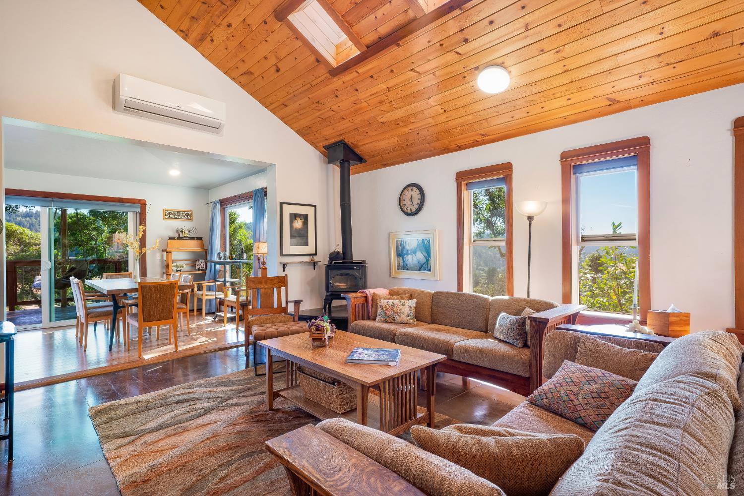 13635 Denmark Creek Road Boonville, CA 95415 - Photo 6 of 75 a living room with furniture wooden floor and window