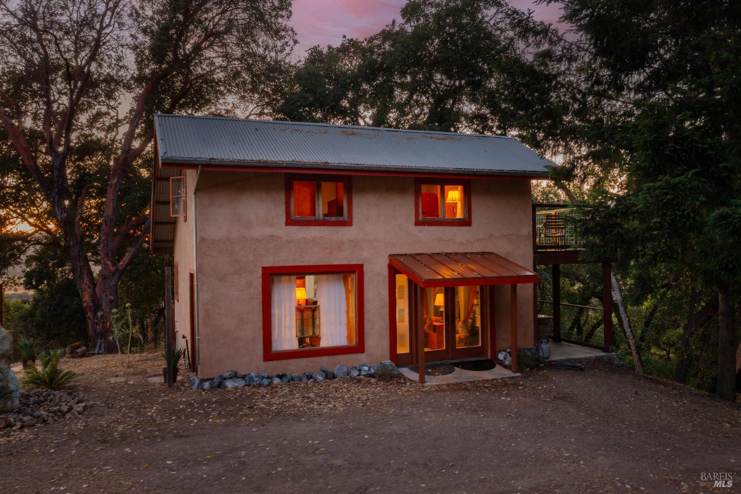 13635 Denmark Creek Road Boonville, CA 95415 - Photo 70 of 75 a front view of a house with yard