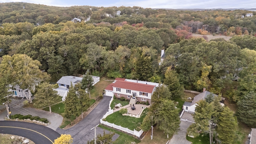 188 Atlantic Street Gloucester, MA 01930 - Photo 25 of 29 an aerial view of a house with a yard