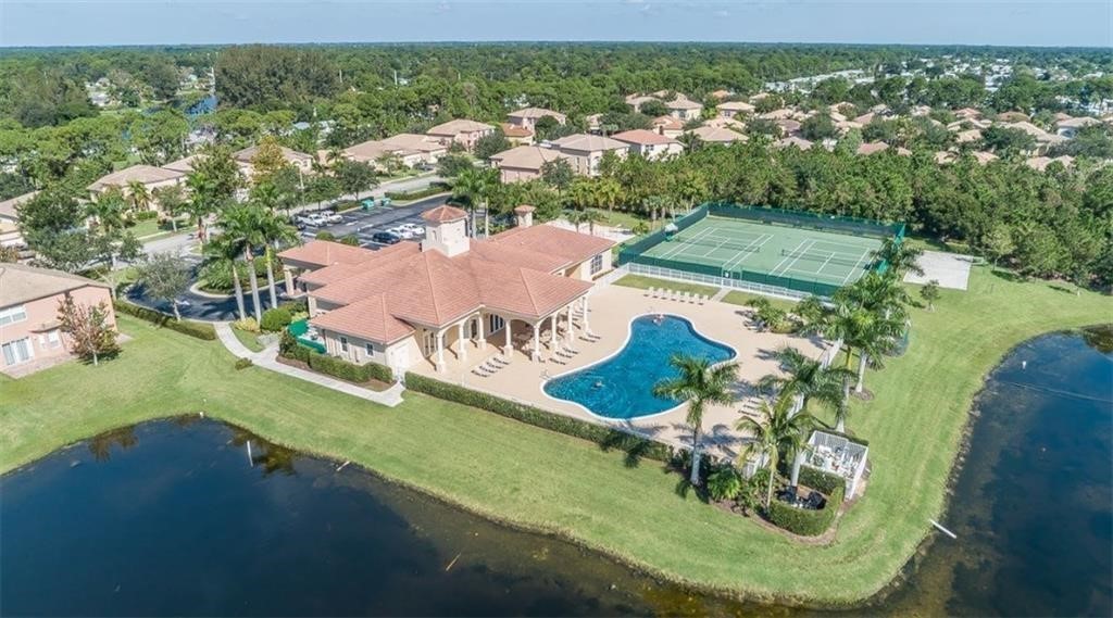 5825 Spanish River Road Fort Pierce, FL 34951 - Photo 36 of 36 an aerial view of a house with a yard