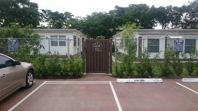 a view of a house with a street