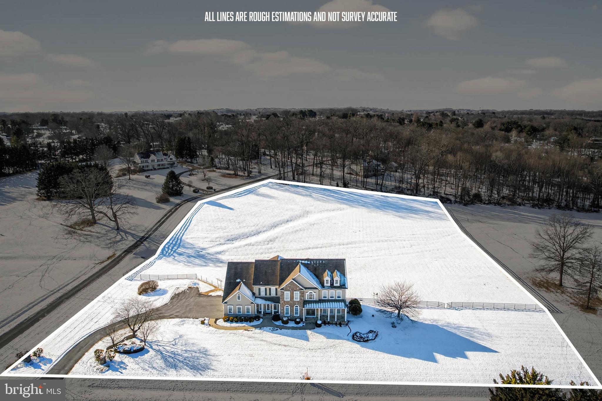 1900 Fawn Way Finksburg, MD 21048 - Photo 4 of 58 Aerial view outlining property